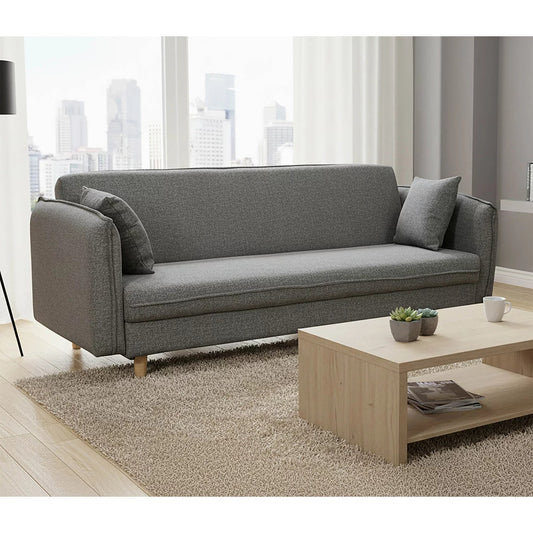 Sofá cama con arcón gran capacidad VANI gris 203 cm