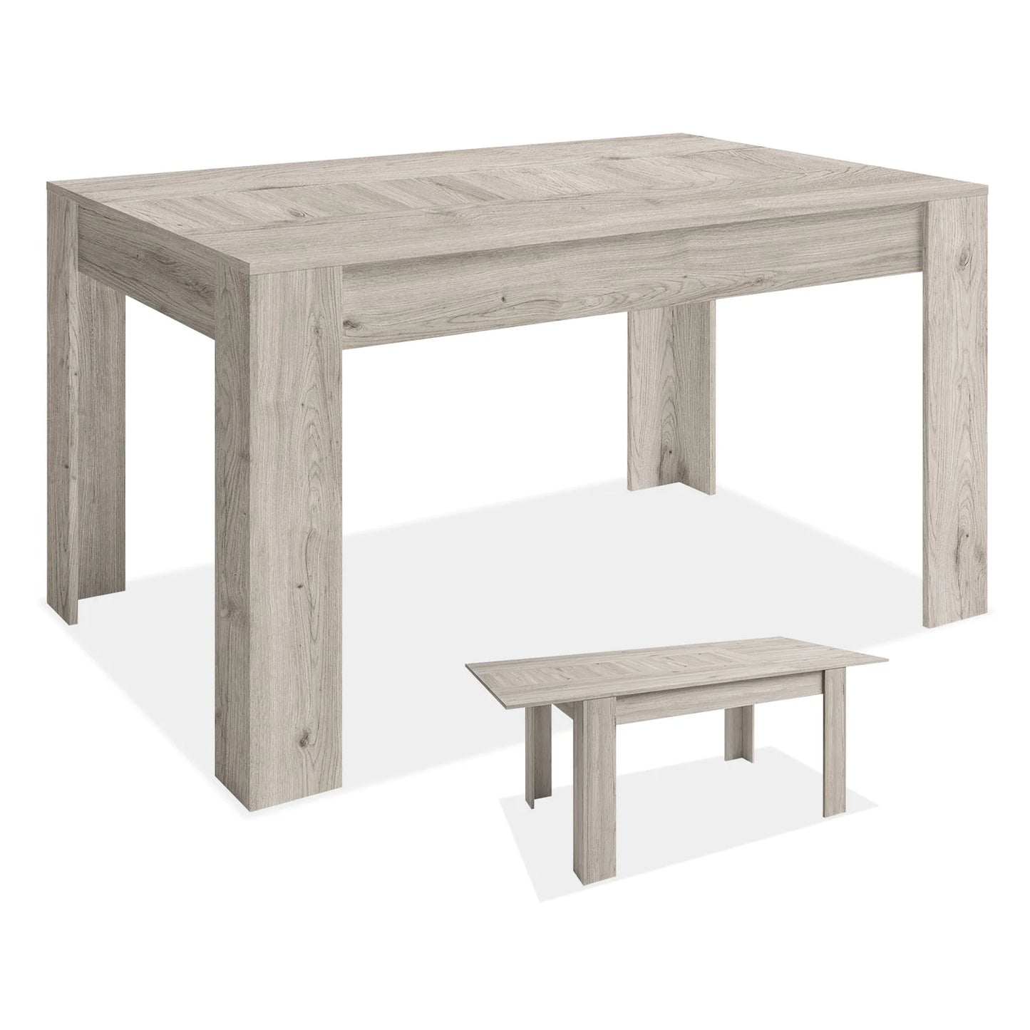 Mesa comedor extensible Bass 140x90 cm.