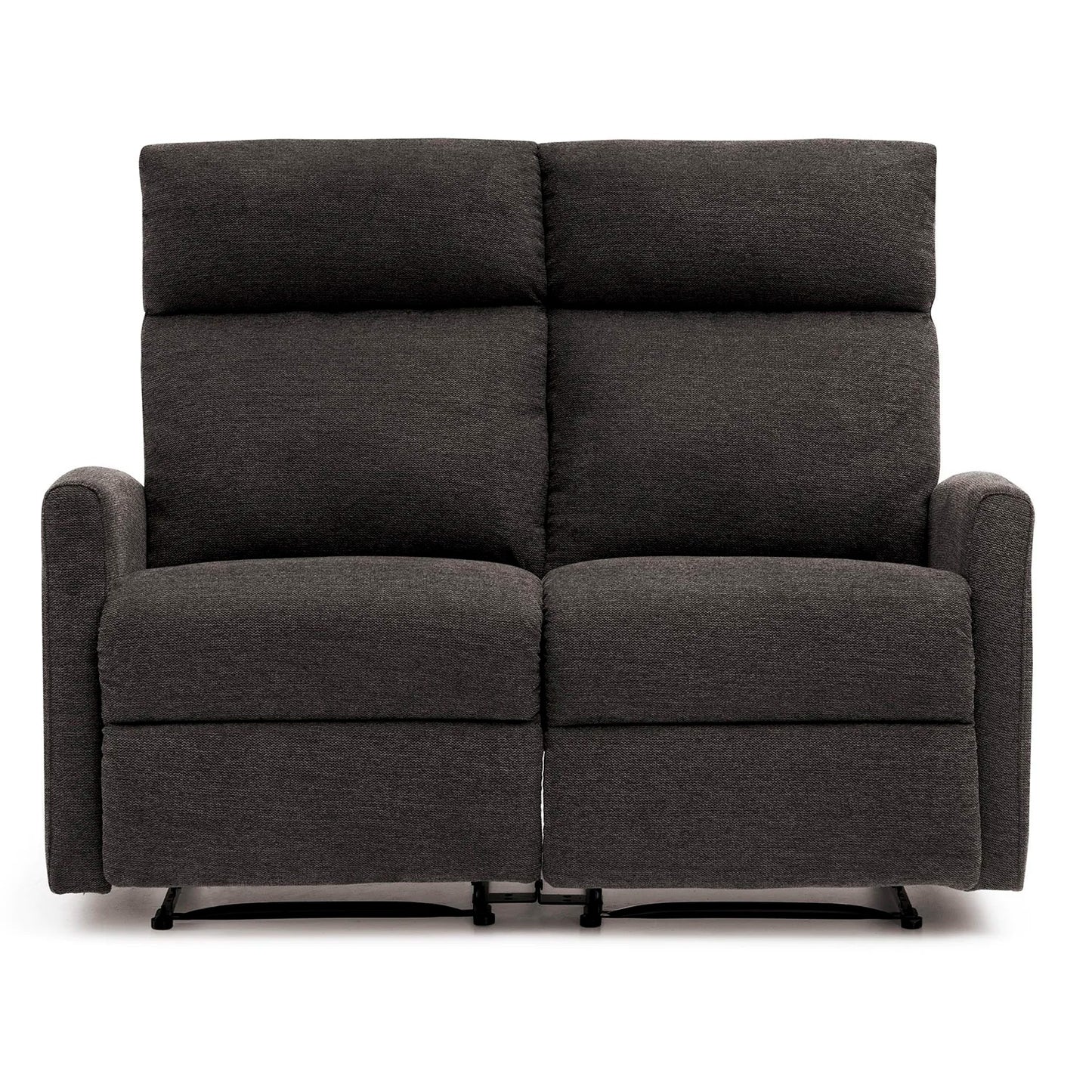 Sofá relax 2 plazas Lancia marrón oscuro