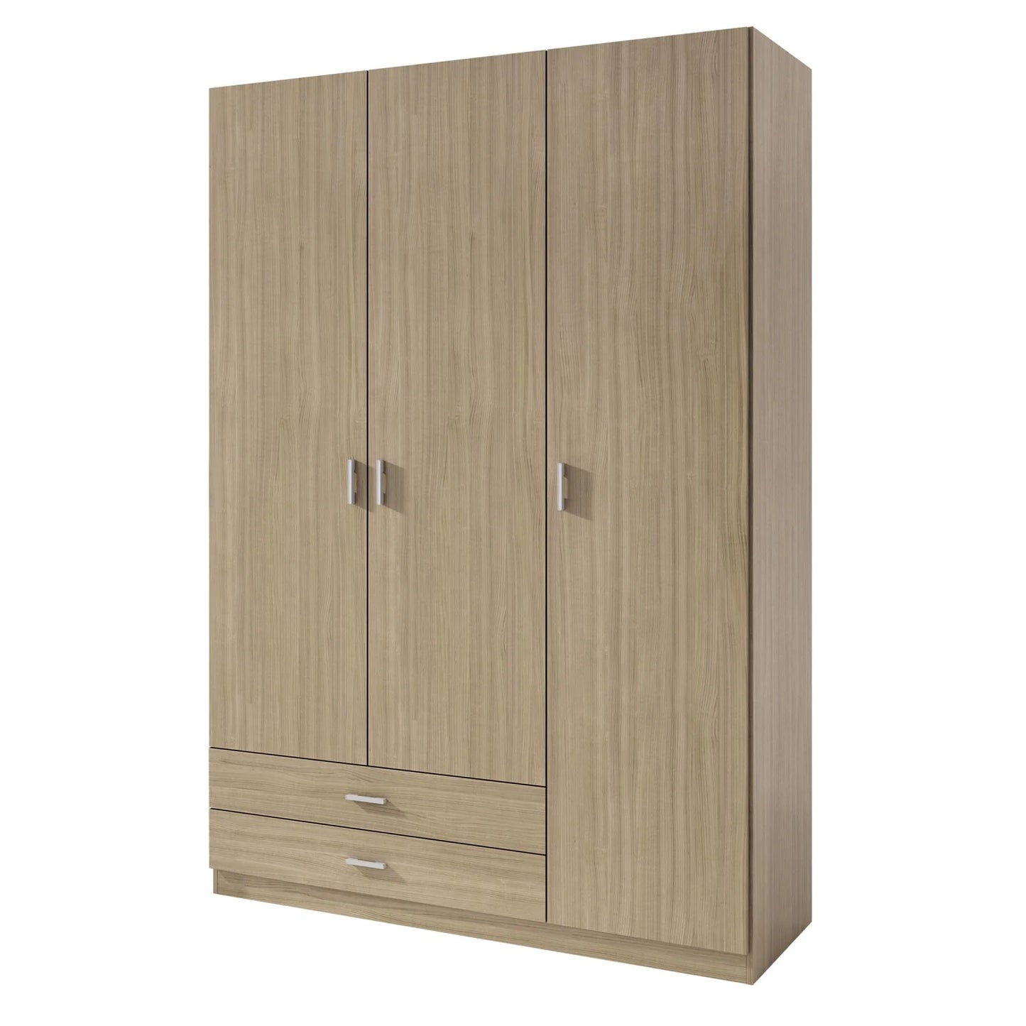 Armario Basic 3 puertas 2 cajones 200x150x52