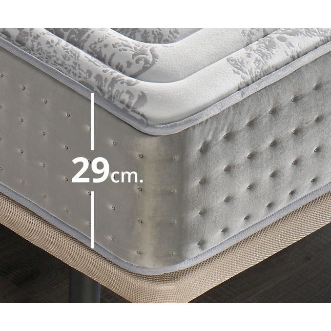 Colchón visco muelles Diamante  29 cm. altura