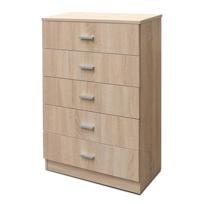 Sinfonier 5 cajones ECO montado blanco/marrón