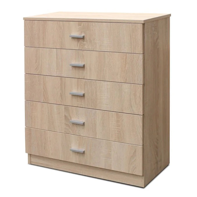 Sinfonier 5 cajones ECO montado blanco/marrón