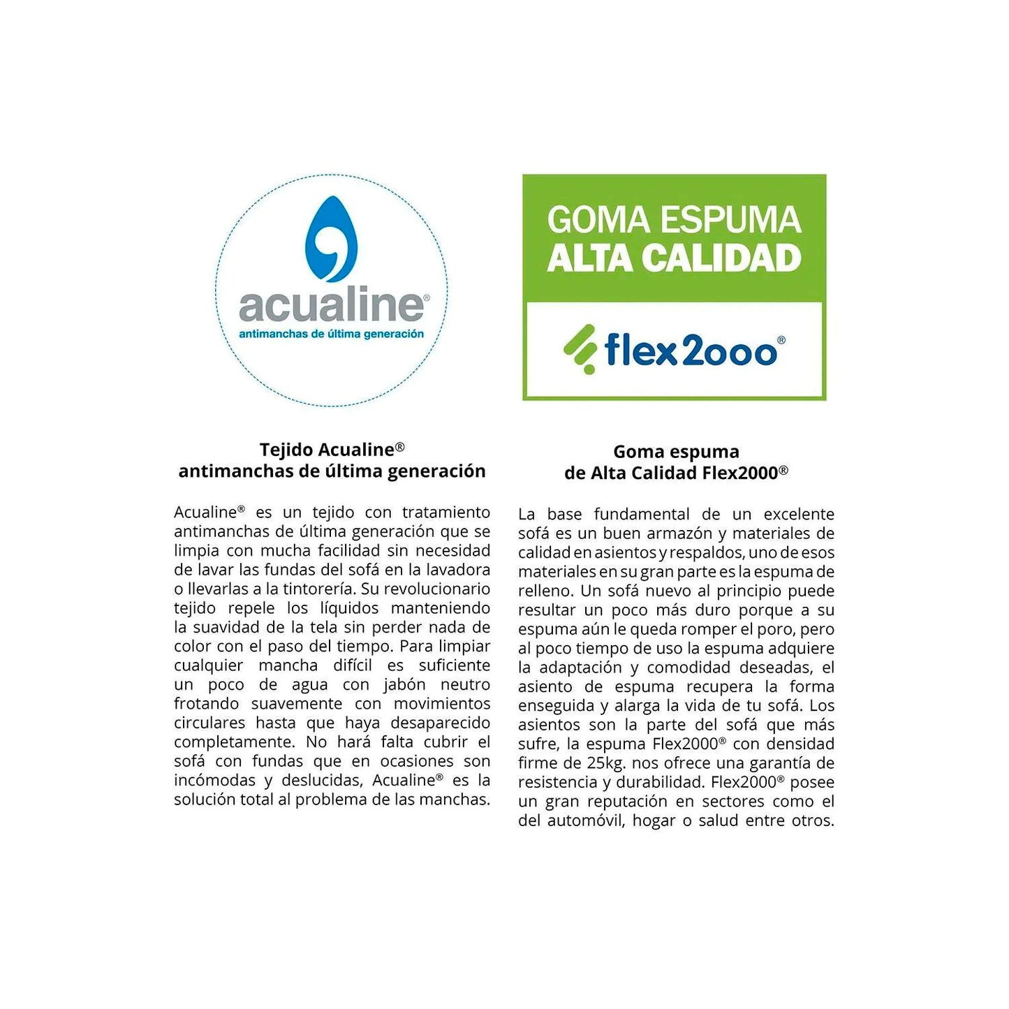 Sofá cama chaise longue Oscar 218 cm