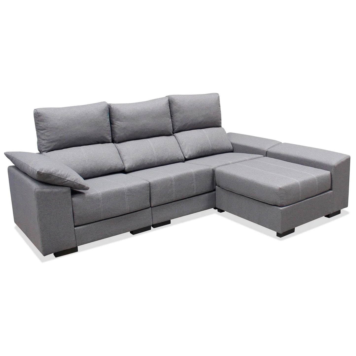 Sofá chaise longue Amelia multipufs 260 cm