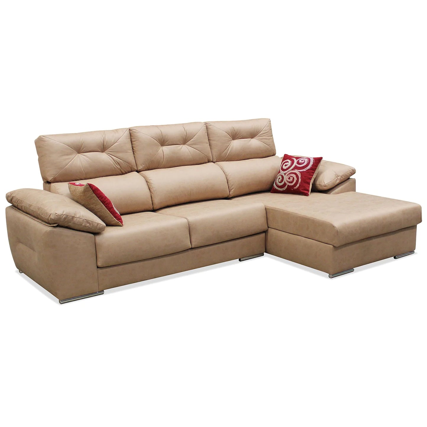 Sofá chaise longue Viena 270 cm.