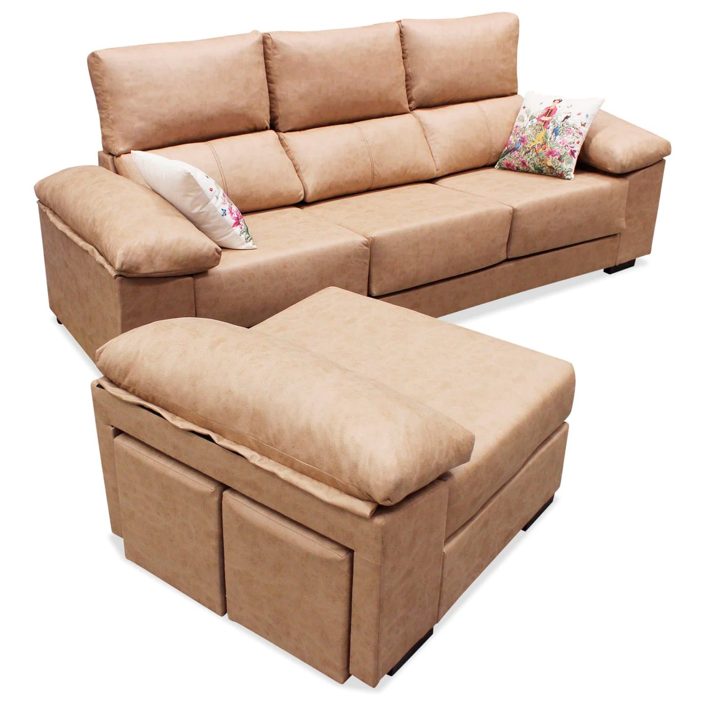 Sofá chaiselongue Judith 260 cm