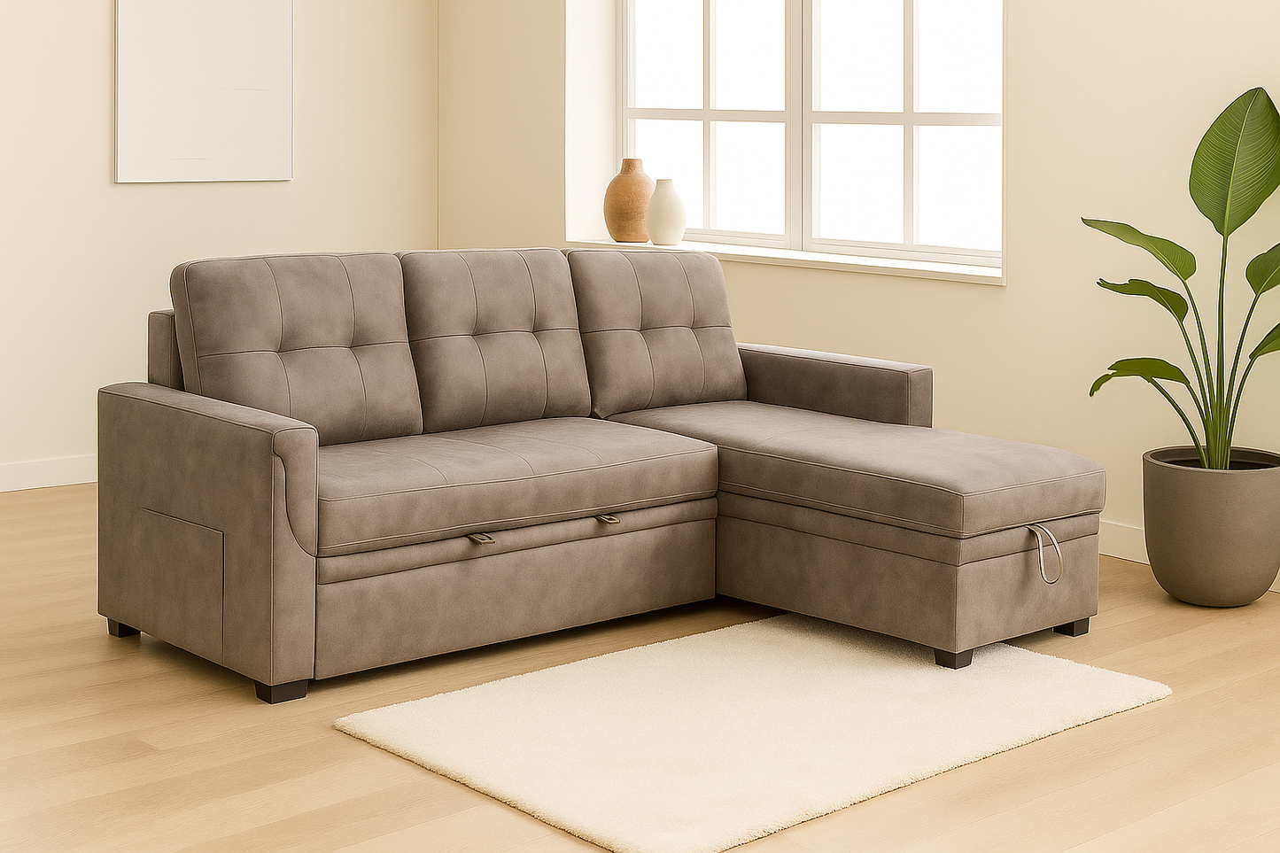 Sofá chaise longue cama RÖNA 205 cm