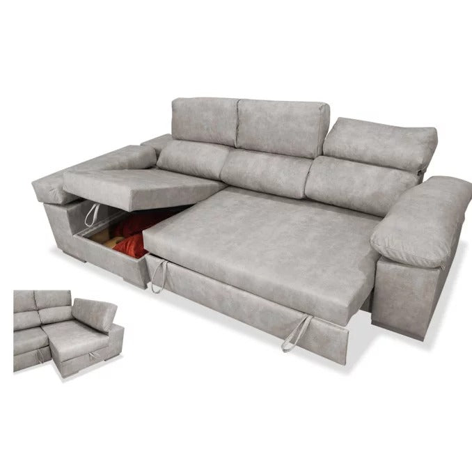Sofá cama chaise longue MILO 275 cm