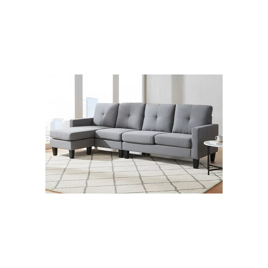 Sofá chaise longue reversible esquinero TIVA 240 cm 4 plazas