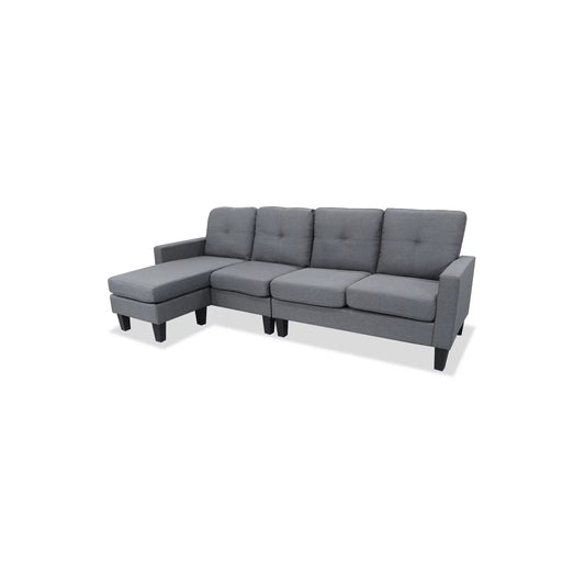 Sofá chaise longue reversible esquinero TIVA 240 cm 4 plazas