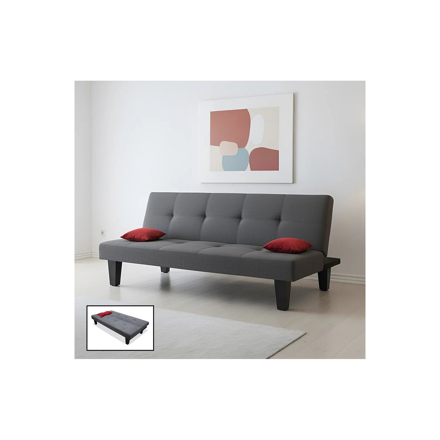 Sofá cama clic clac AÖRA 165 cm.