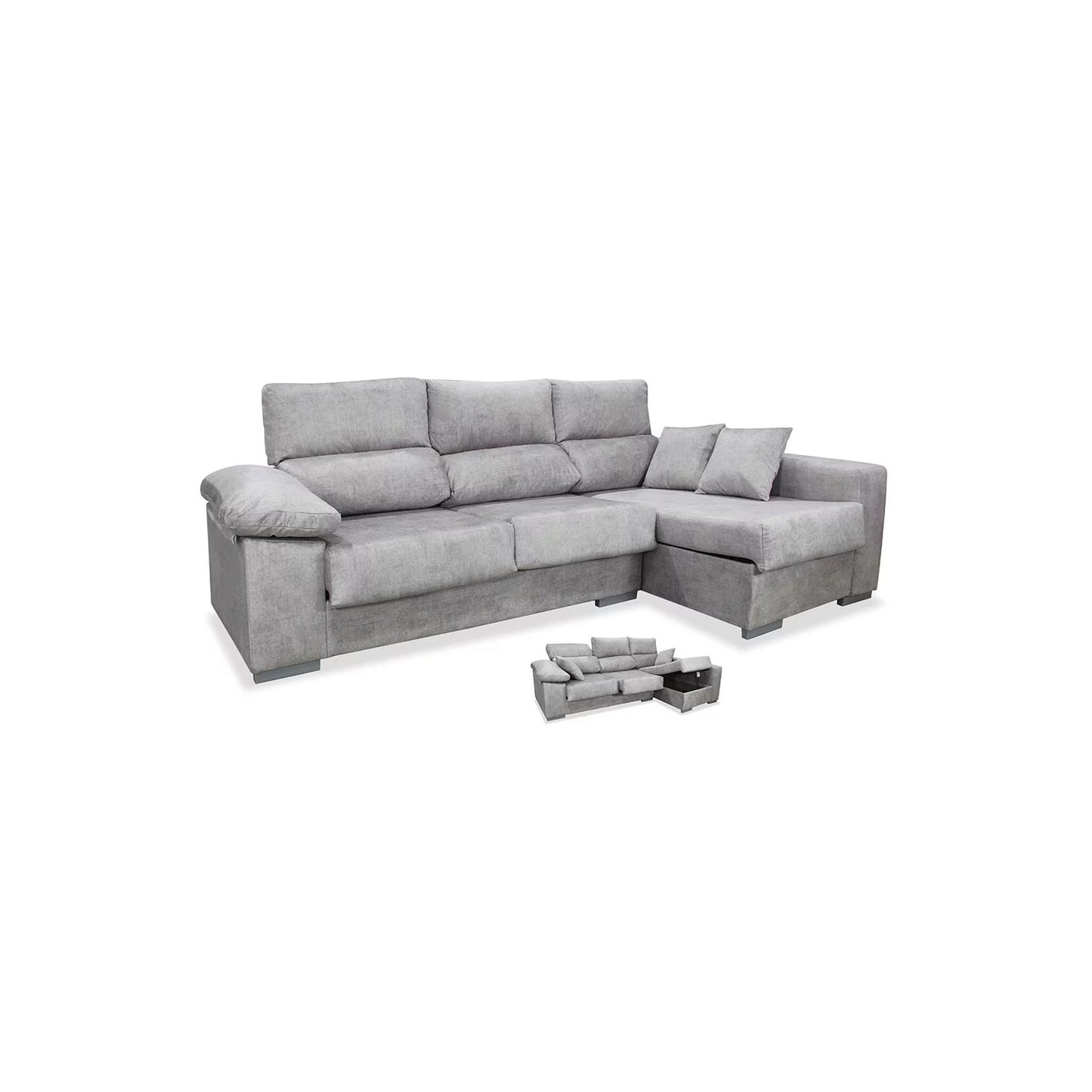 Sofá chaise longue derecha SVEA 263 cm