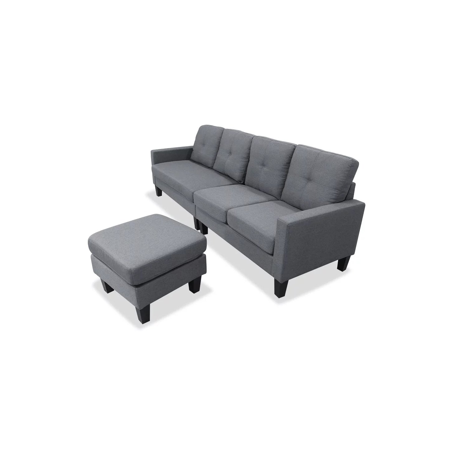 Sofá chaise longue reversible esquinero TIVA 240 cm 4 plazas