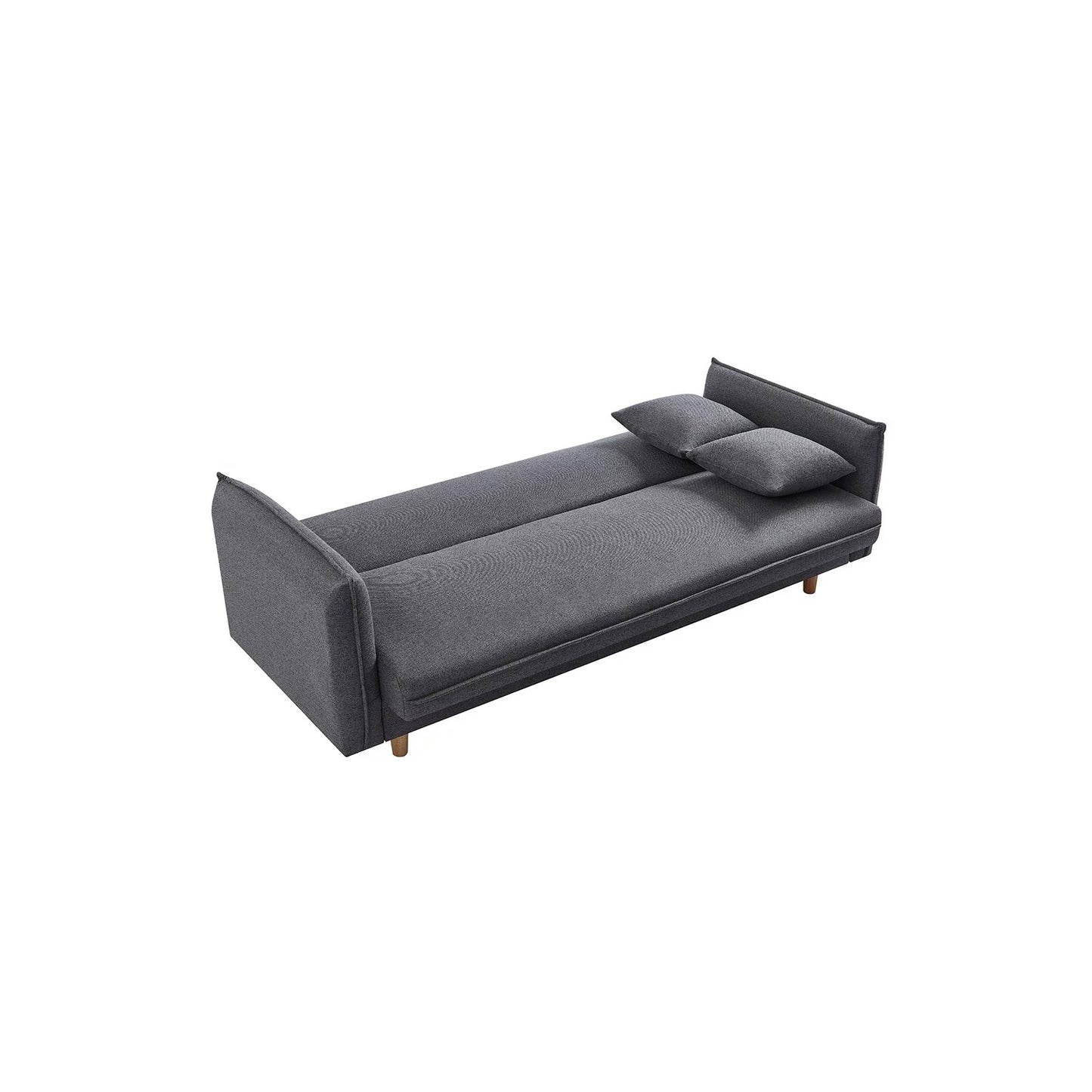 Sofá cama con arcón gran capacidad VANI gris 203 cm