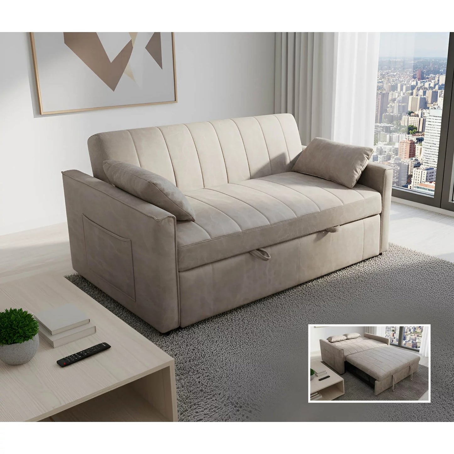 Sofá cama RÜFI 139 cm