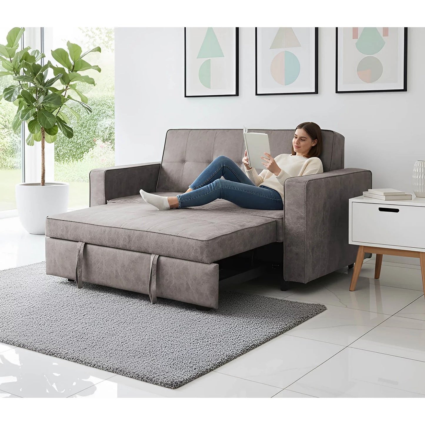 Sofá cama 3 plazas VÜKO 160 cm