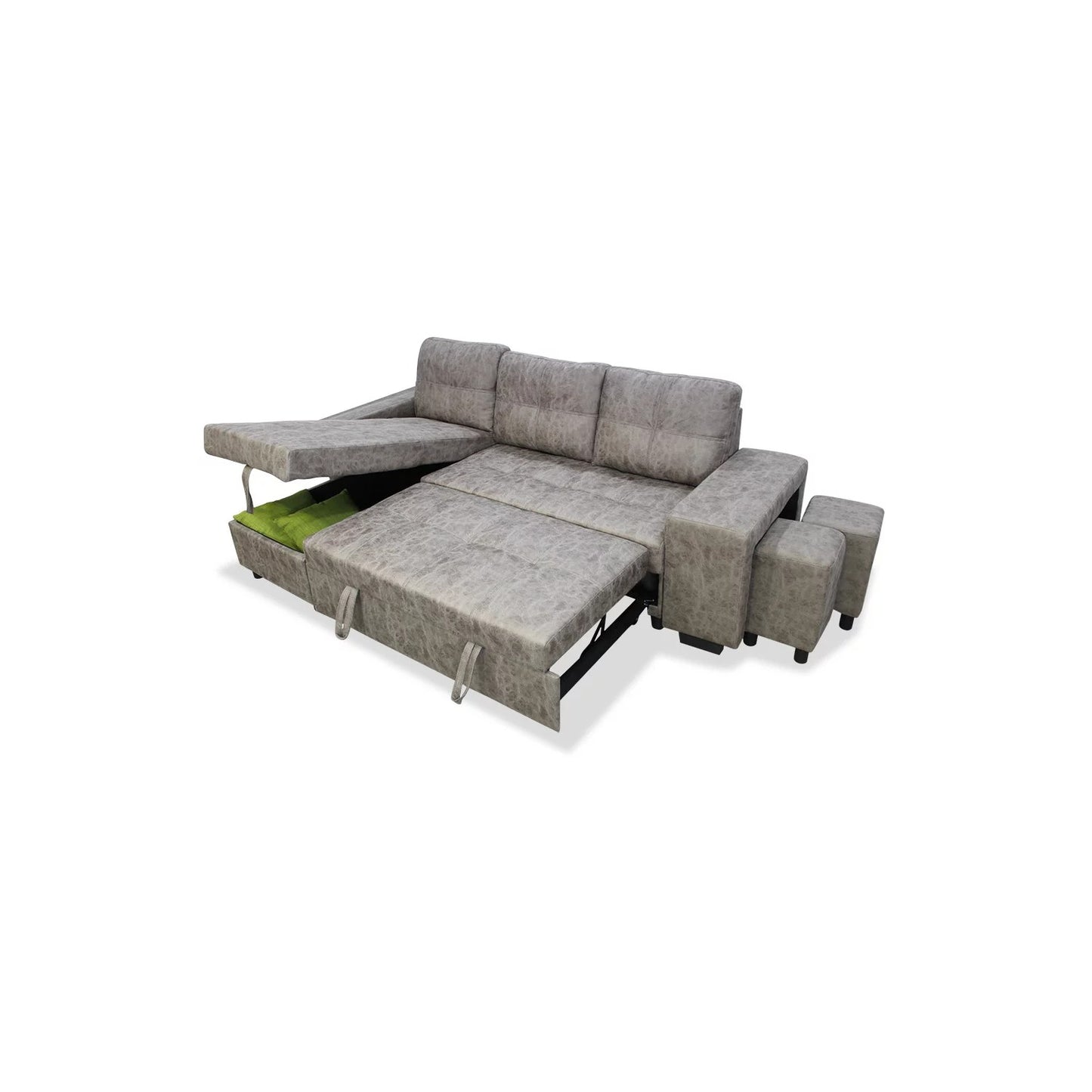 Sofá chaise longue cama NUBI 237 cm.