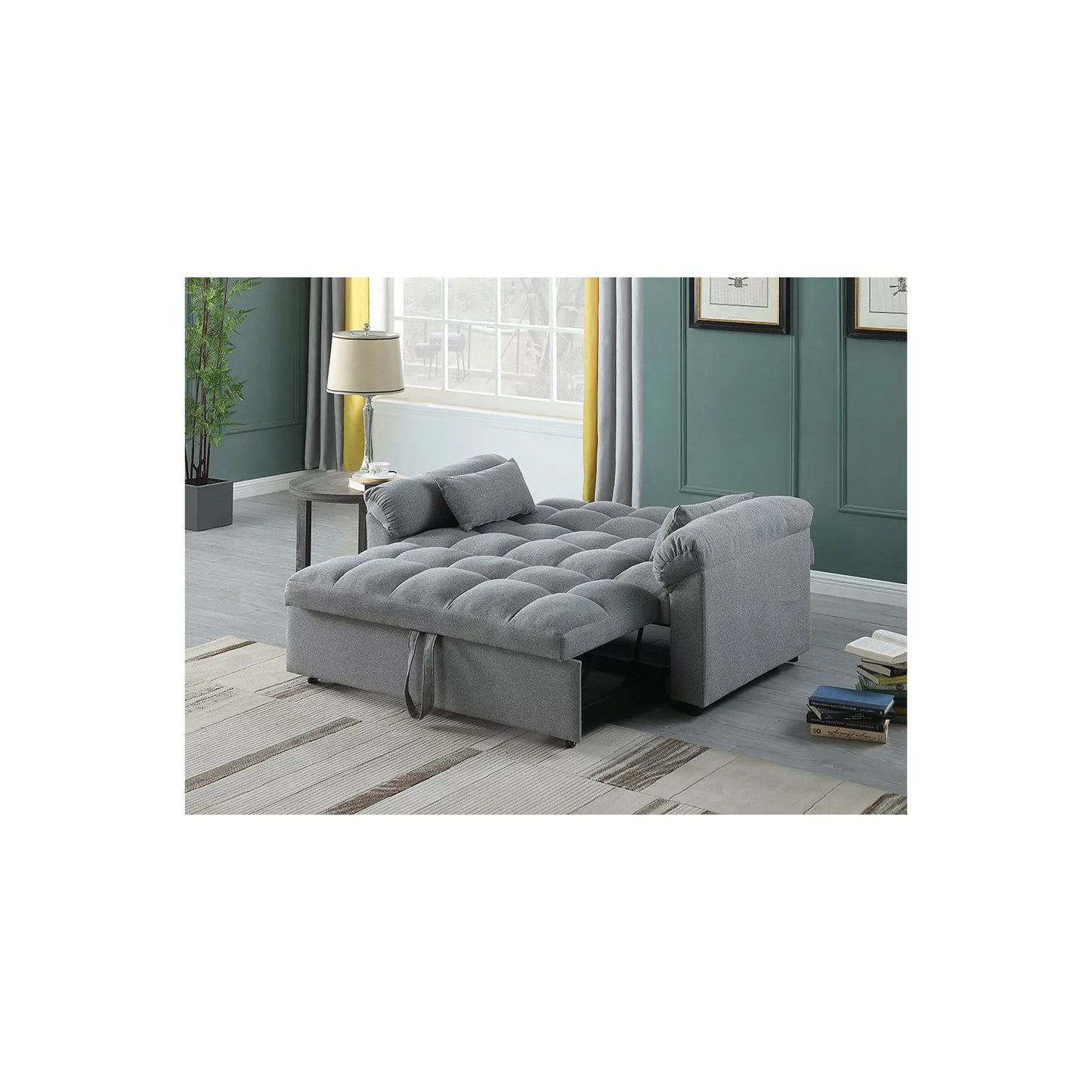 Sofá cama de matrimonio 160 cm TERRA gris