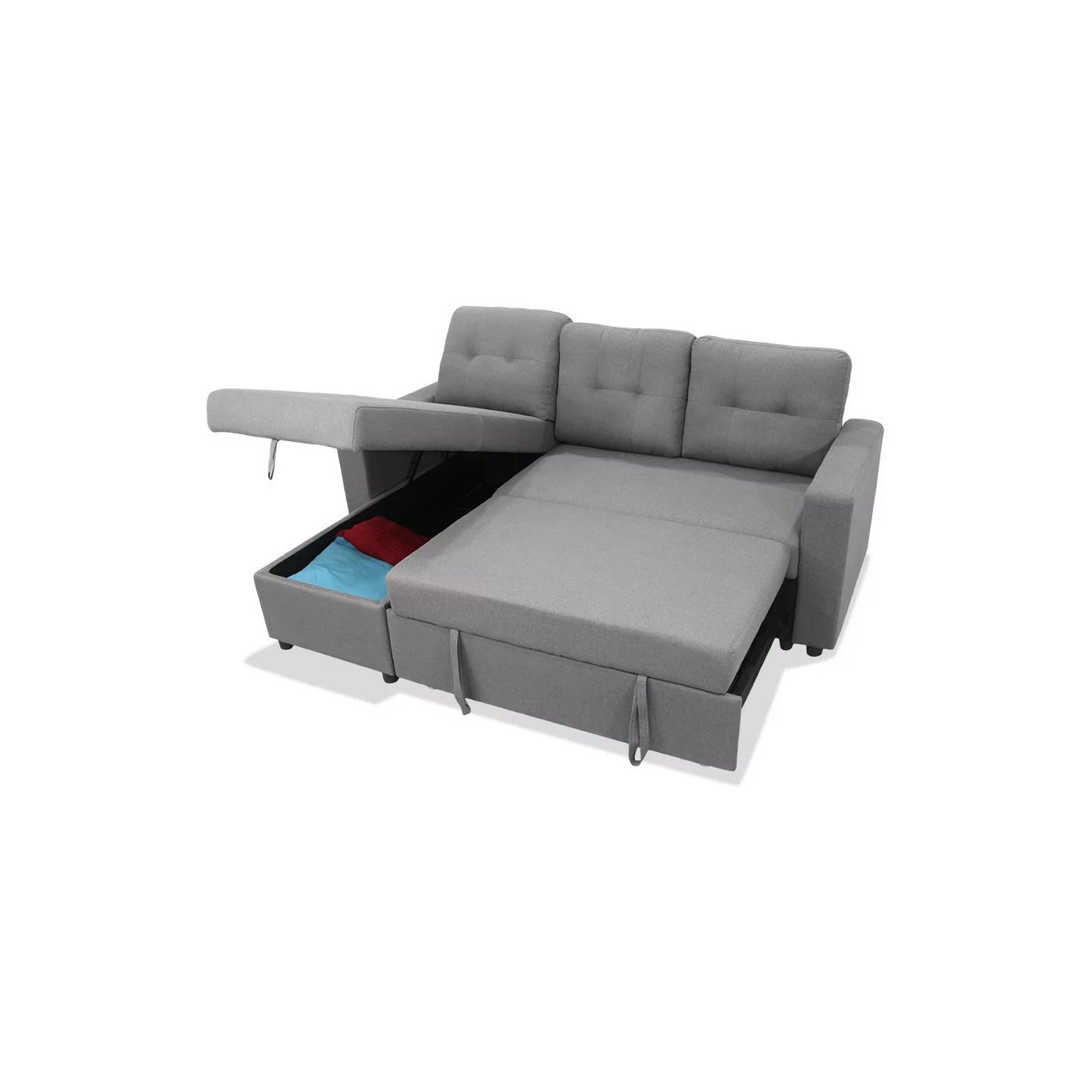 Sofá chaise longue cama LYKA 200 cm.