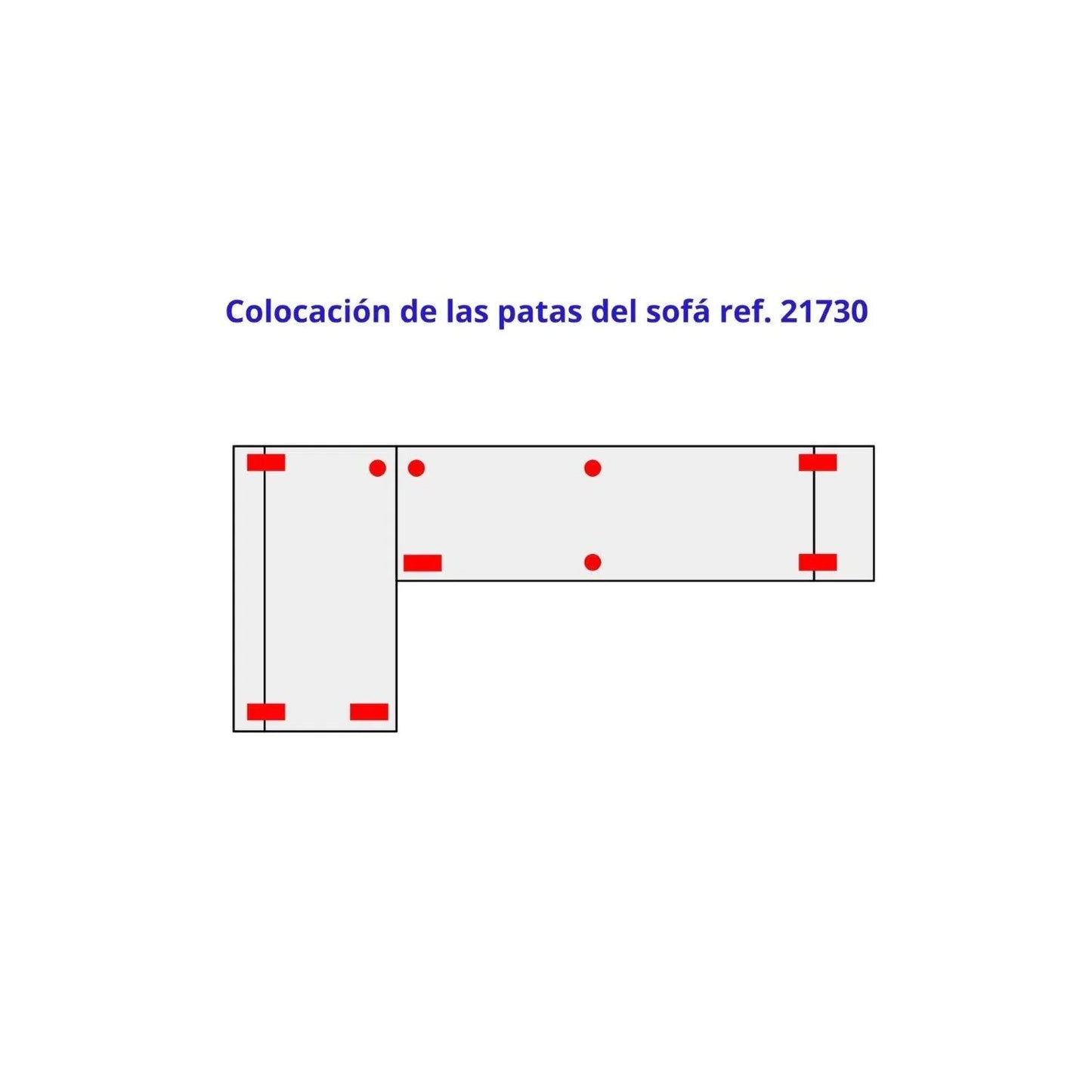 Sofá chaiselongue Madrid 268 cm. reclinable, extensible, arcón abatible y pufs.