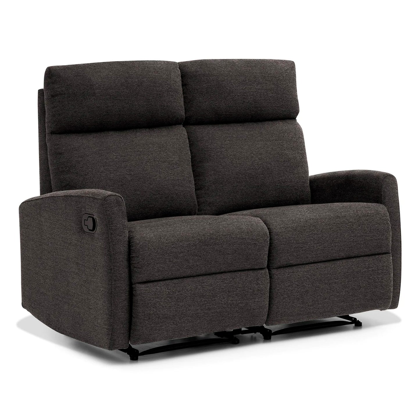 Sofá relax 2 plazas Lancia marrón oscuro