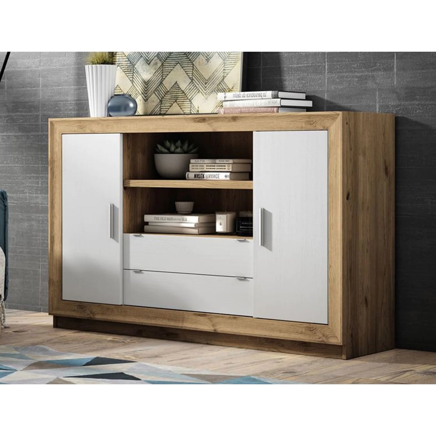 Aparador colores Salermo-Blanco 155 cm