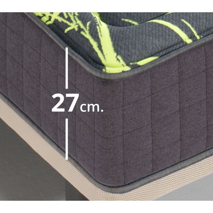 Colchón visco muelles Sport 27 cm. altura