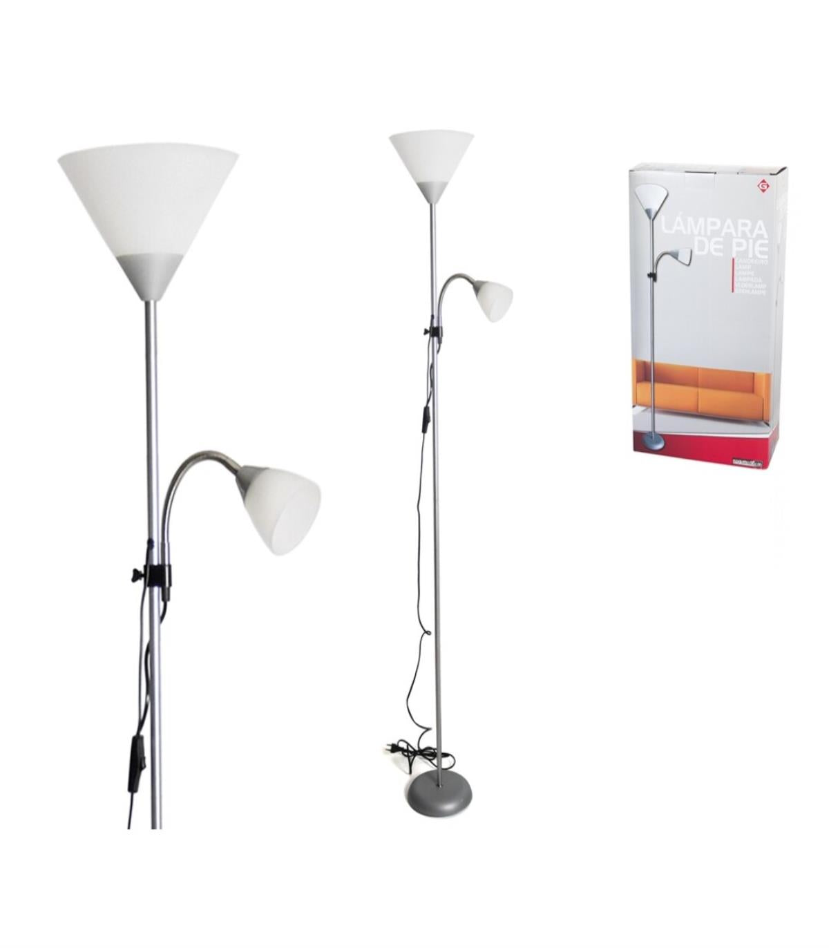 Lampara Pie 2 Brazos 1.8M