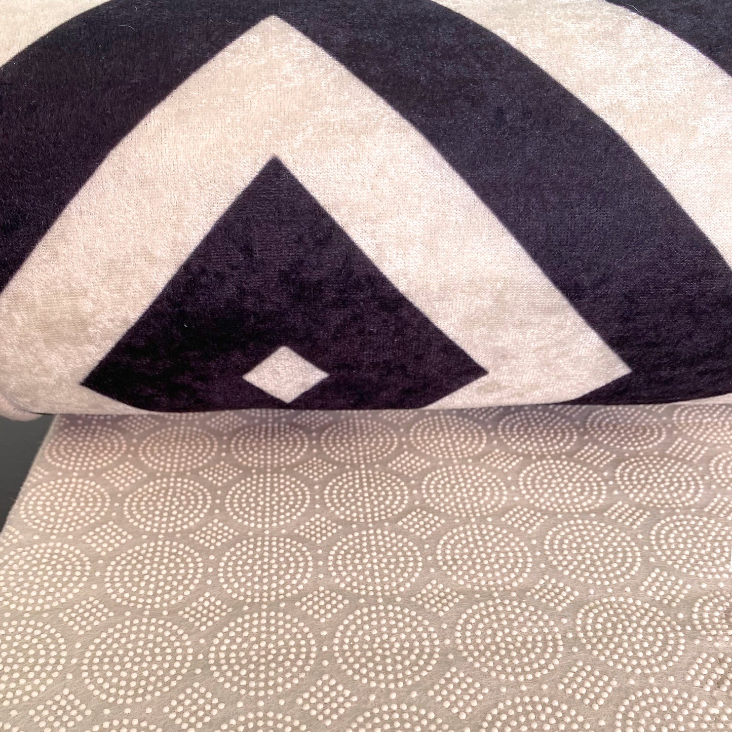 Alfombra Luxury Blanco y Negro 160x230 cm