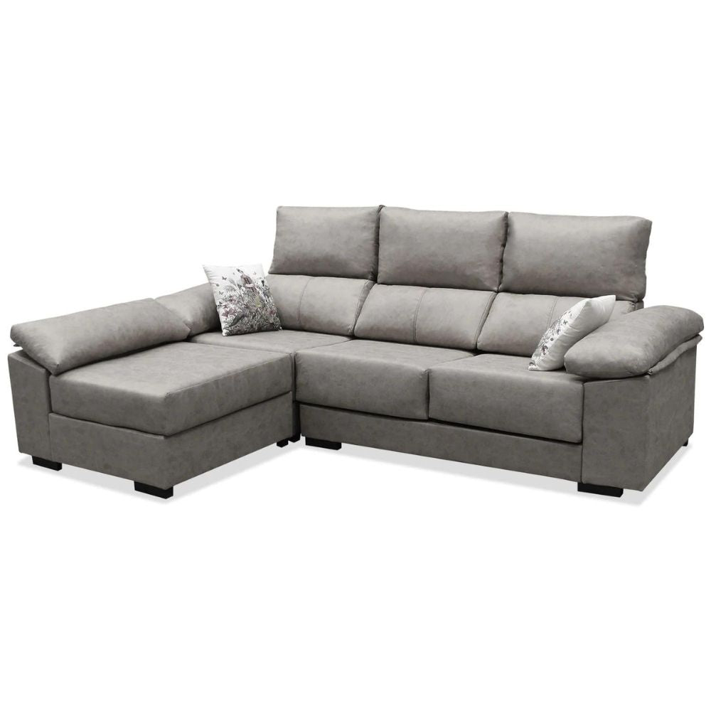 Sofá chaise longue Judith 260 cm.