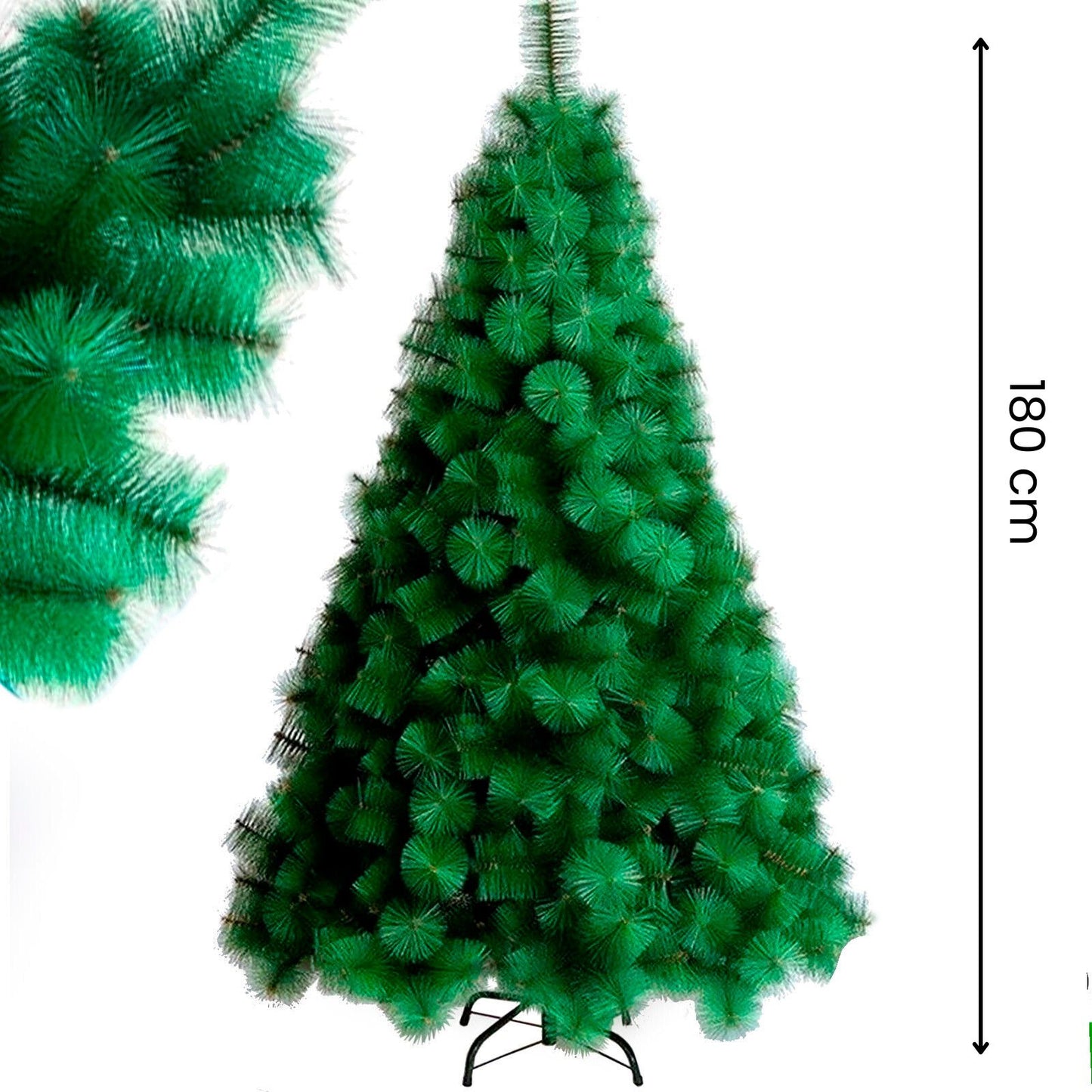 Árbol navidad hojas de pino 180 cm  y 240 ramas Luxury