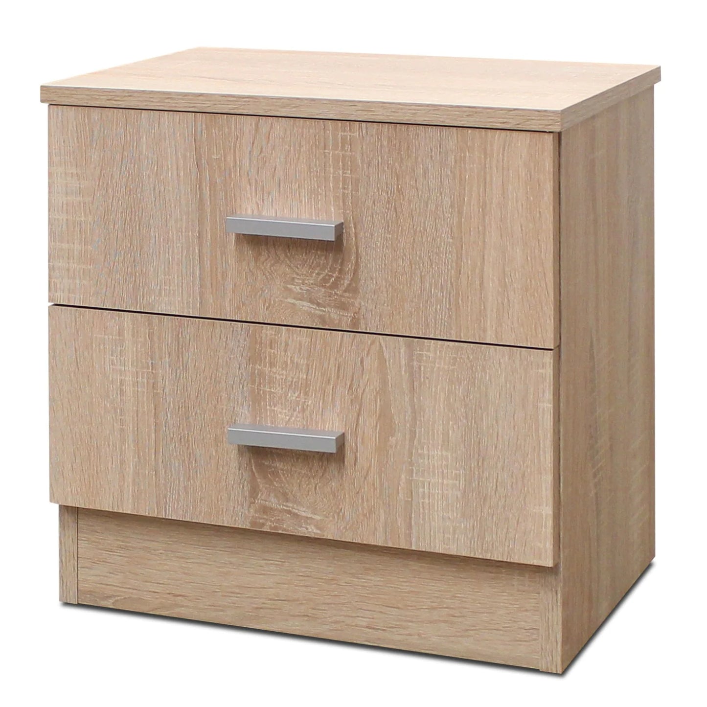 Mesita noche 2/3 cajones roble