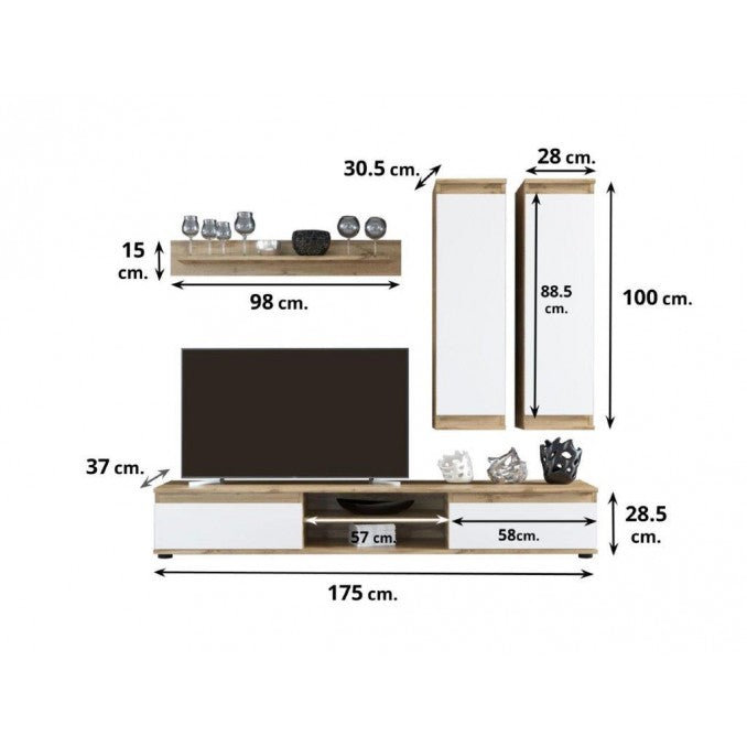 Mueble de salón moderno Chicago
