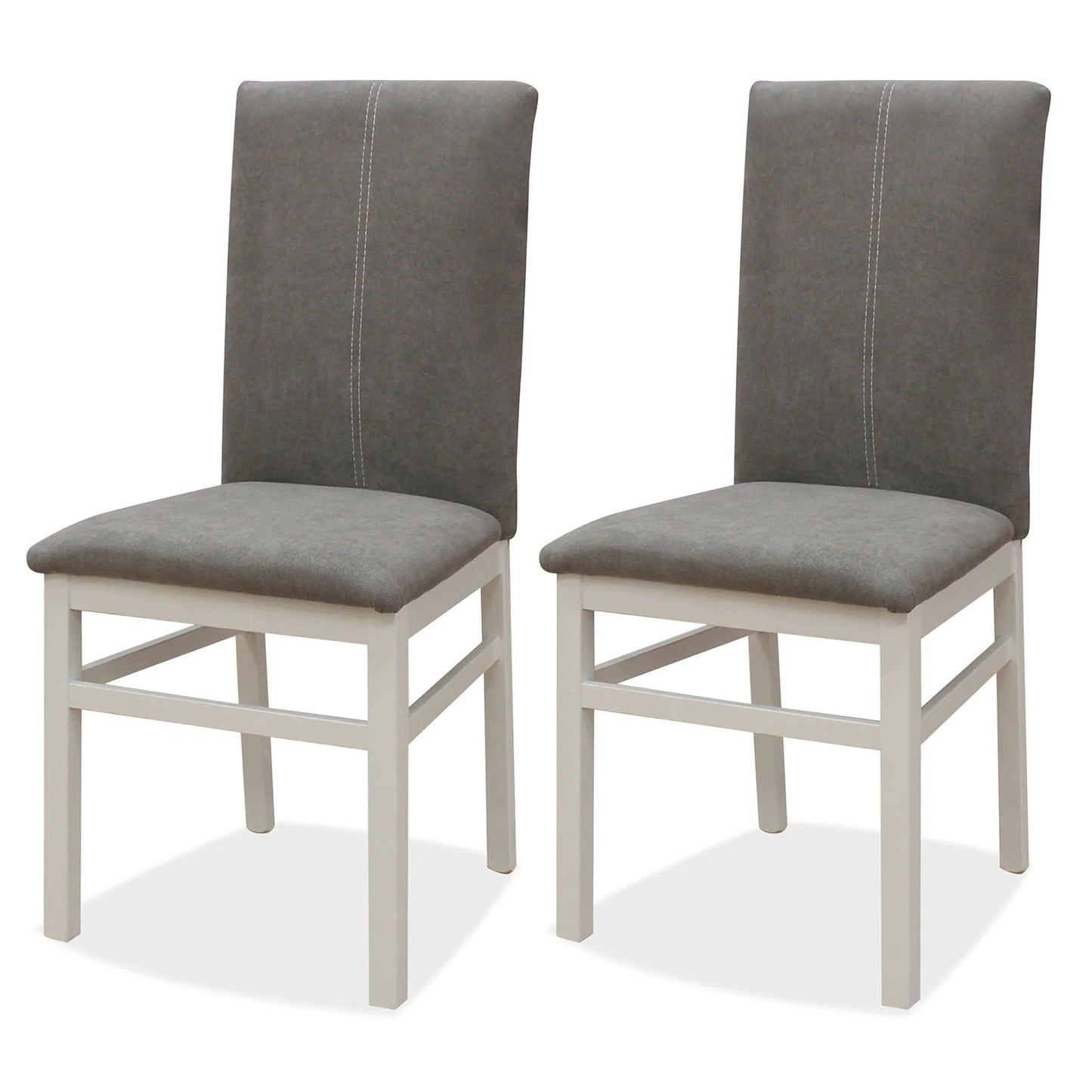 Silla comedor K-luna blanca - gris