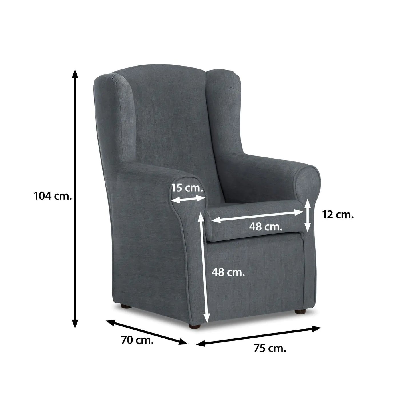 Sillón orejero Sara