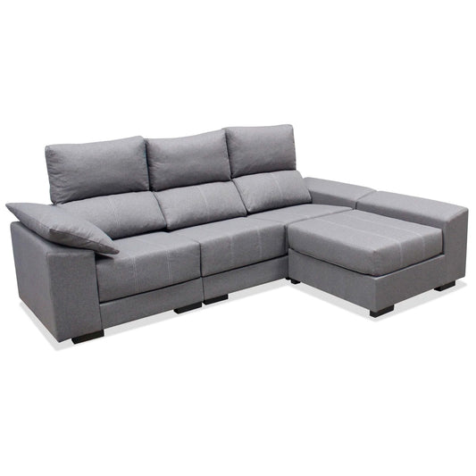 Sofá chaise longue Amelia multipufs 260 cm