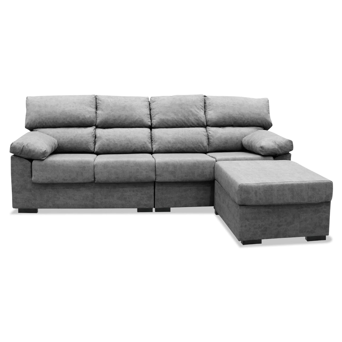 Sofá chaise longue Julia 255 cm.